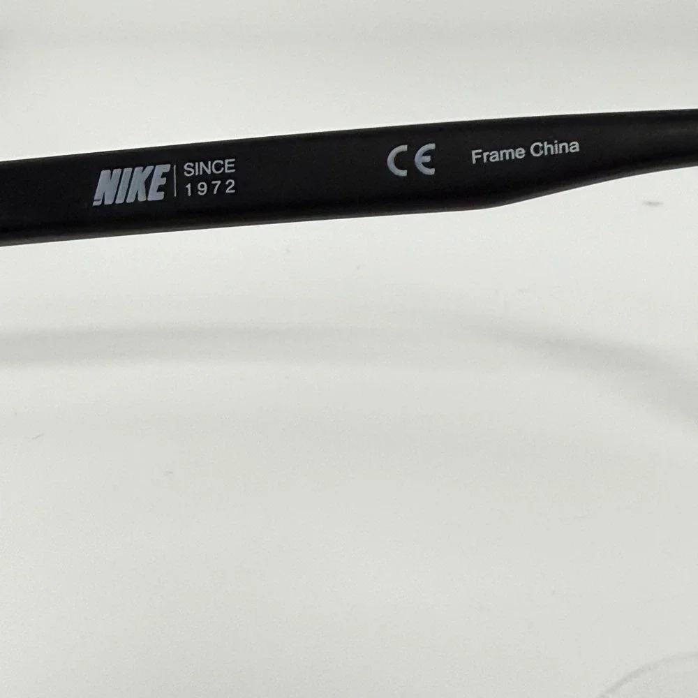 Nike 5509‎ 001 Black Rectangular Eyeglasses Frames Mens Womens 54-15-140 22065